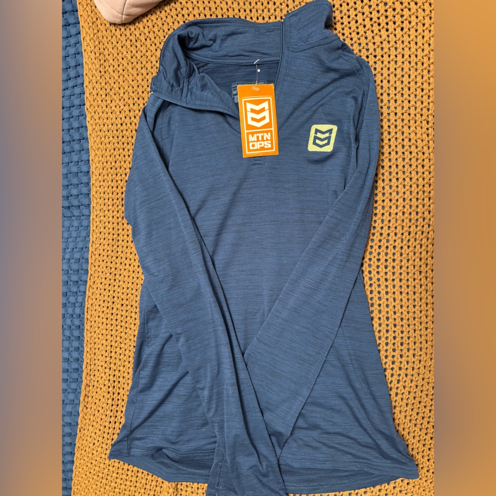 Women's Long Sleeve Top - Blue